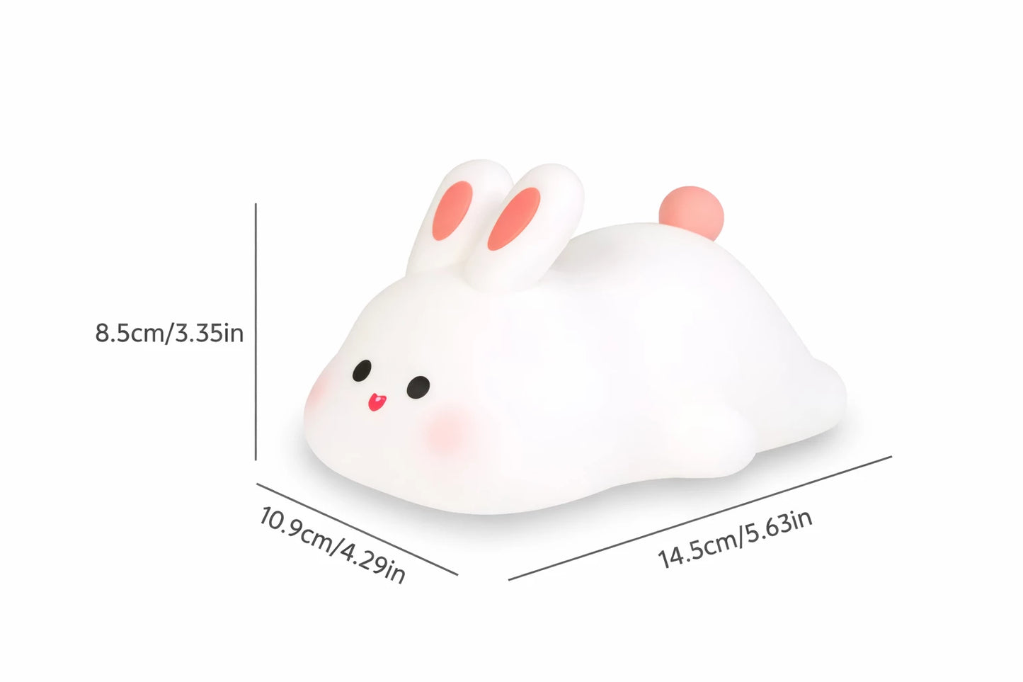 GlowBunny – Soft Silicone Night Light.