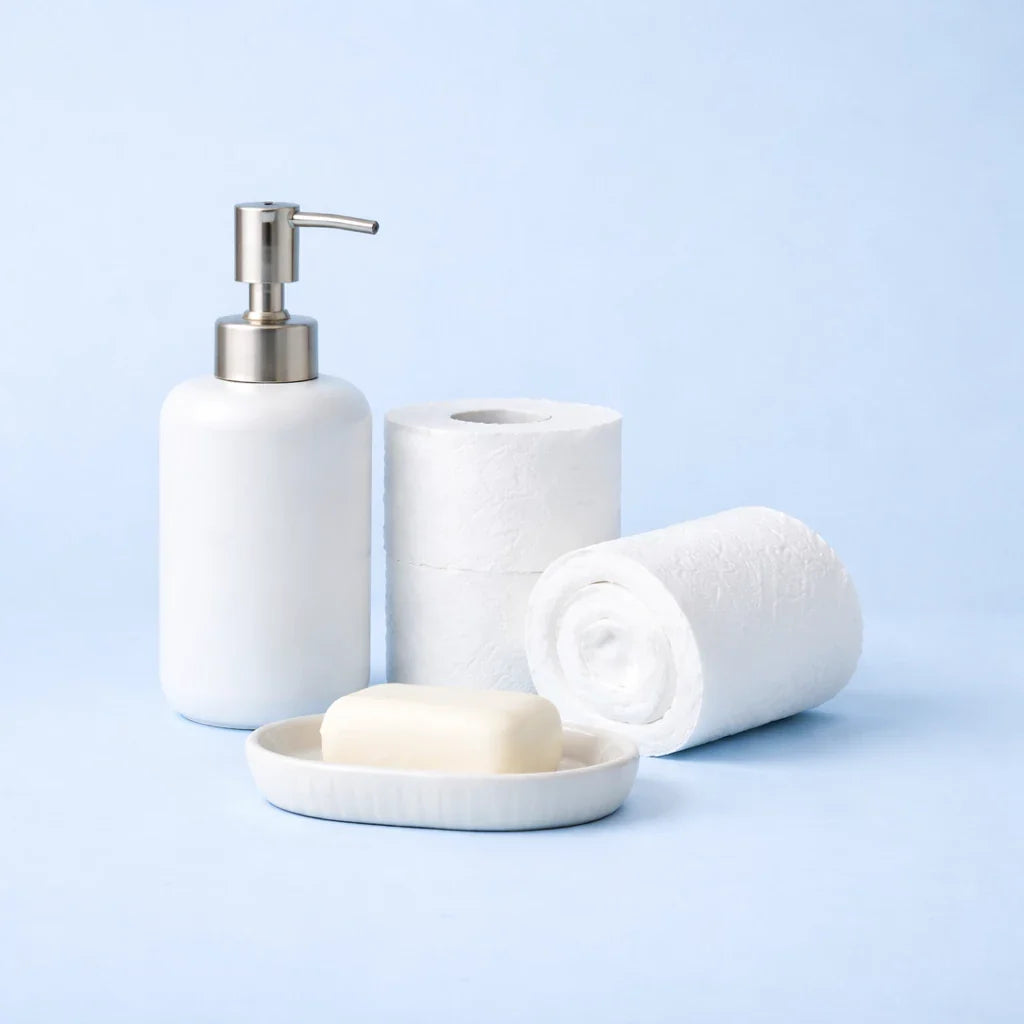 BATHROOM & ESSENTIALS