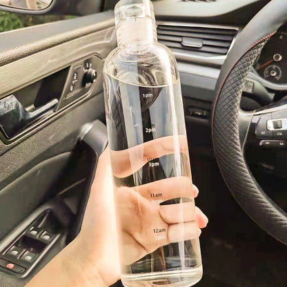 Premium Quality✨ Glass like plastic water bottle Transparent 500ml