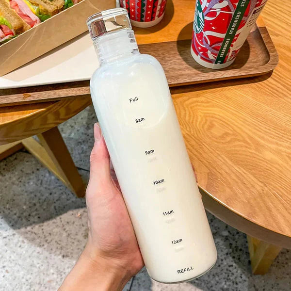 Premium Quality✨ Glass like plastic water bottle Transparent 500ml