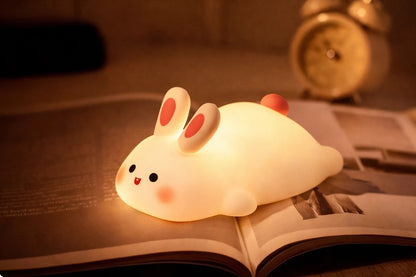 GlowBunny – Soft Silicone Night Light.
