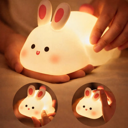 GlowBunny – Soft Silicone Night Light.