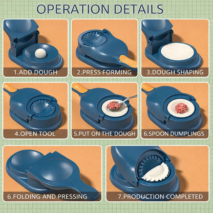 2 in 1 Multi-functional Samosa & Dumpling Maker Tool