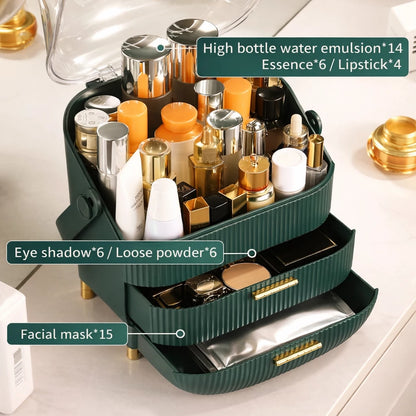 Large Capacity Luxury Cosmetic Organizer