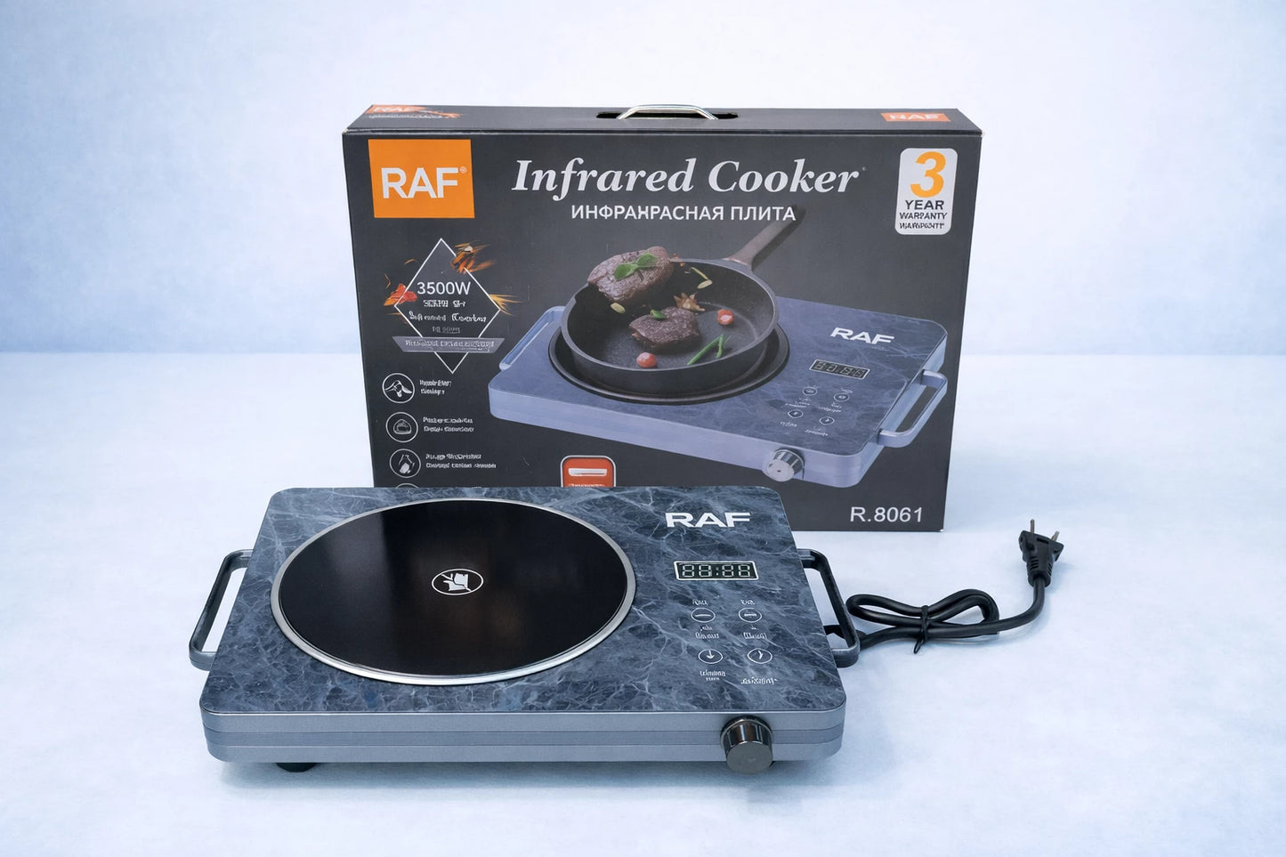 3 Litre Raf 3500W Infrared Cooker Stove